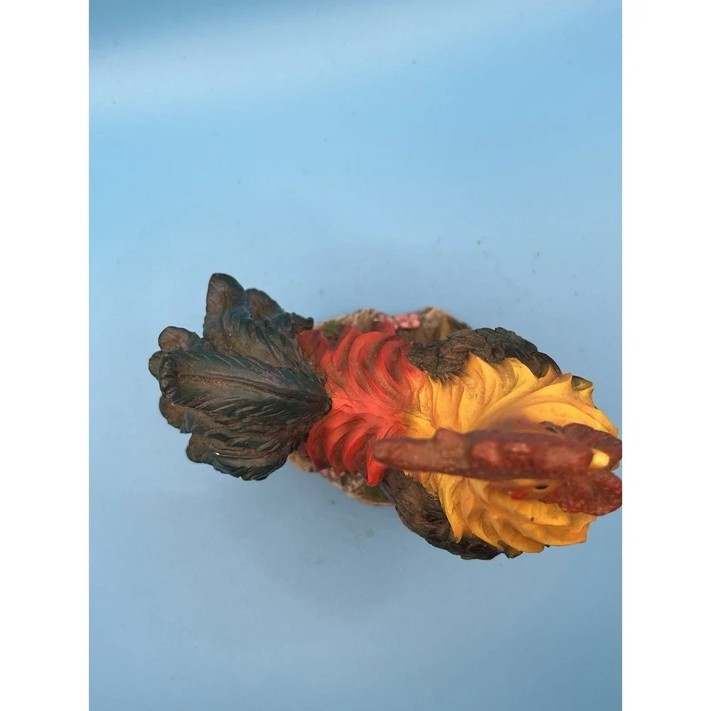 Vintage Resin Rooster Chicken Figurine Plastic Country Farmhouse Decor